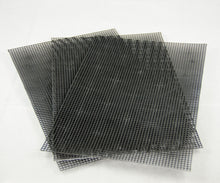 3 Sheets Black Plastic Drainage Mesh/Screen/Net for Pots - 7.8"x 11.8"